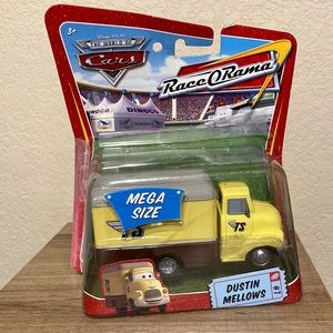 The world of “Cars” Race O-Rama Meg size of Dustin mellows